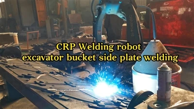CRP-lassen Robot-graafmachine Lassen van zijplaten van emmers